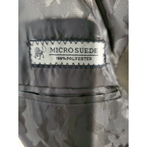 Camiloni Men Olive Polyester Long Sleeve Single Breasted 2 Buttons Fitted Blazer - Picture 11 of 12